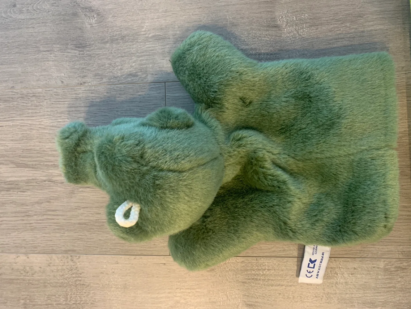 Green Alligator Hand Puppet By Kuschelwuschel image indicator(9)