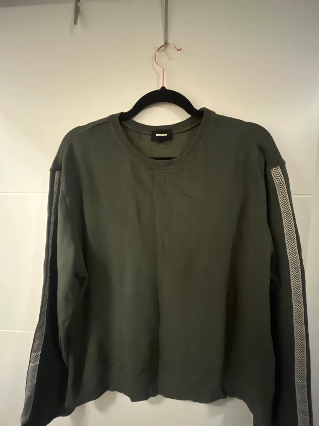 Monrow Green Crewneck Sweatshirt image indicator(2)