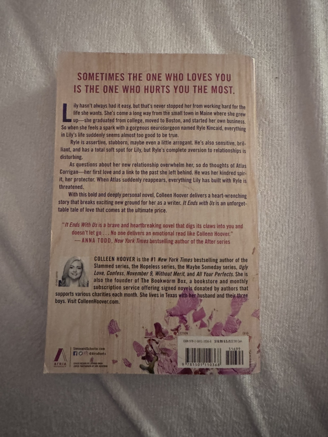 It Ends With Us by Colleen Hoover - Novel - photo 2