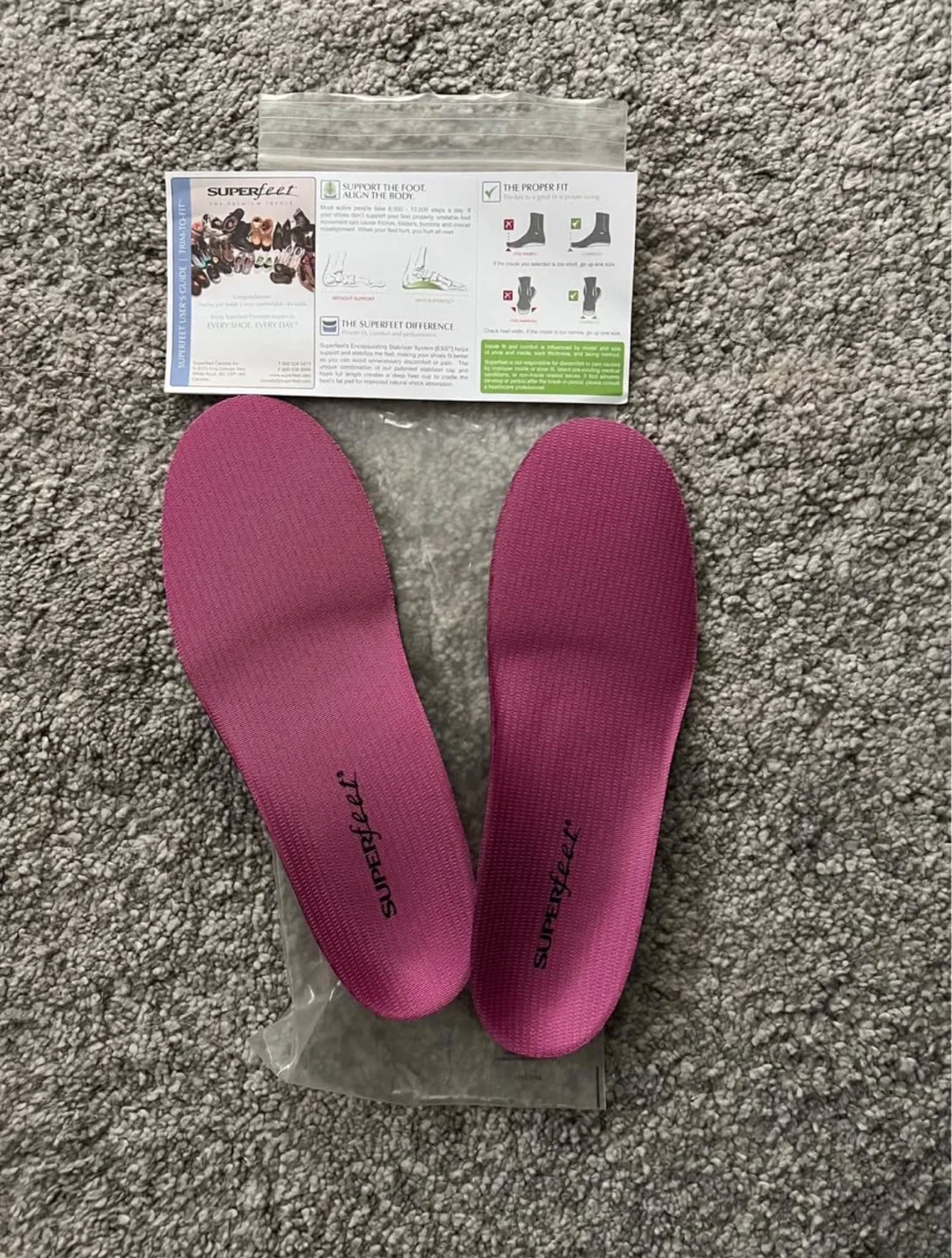 Superfeet BERRY high impact insoles