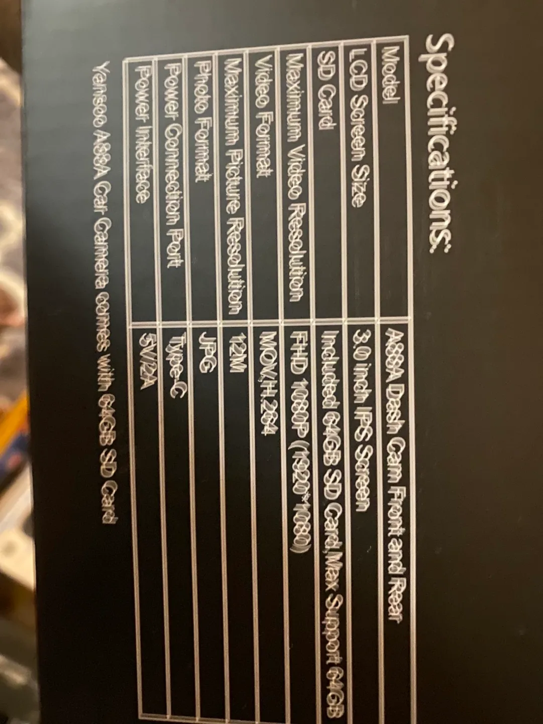 Dash Cam Front and Rear image indicator(2)