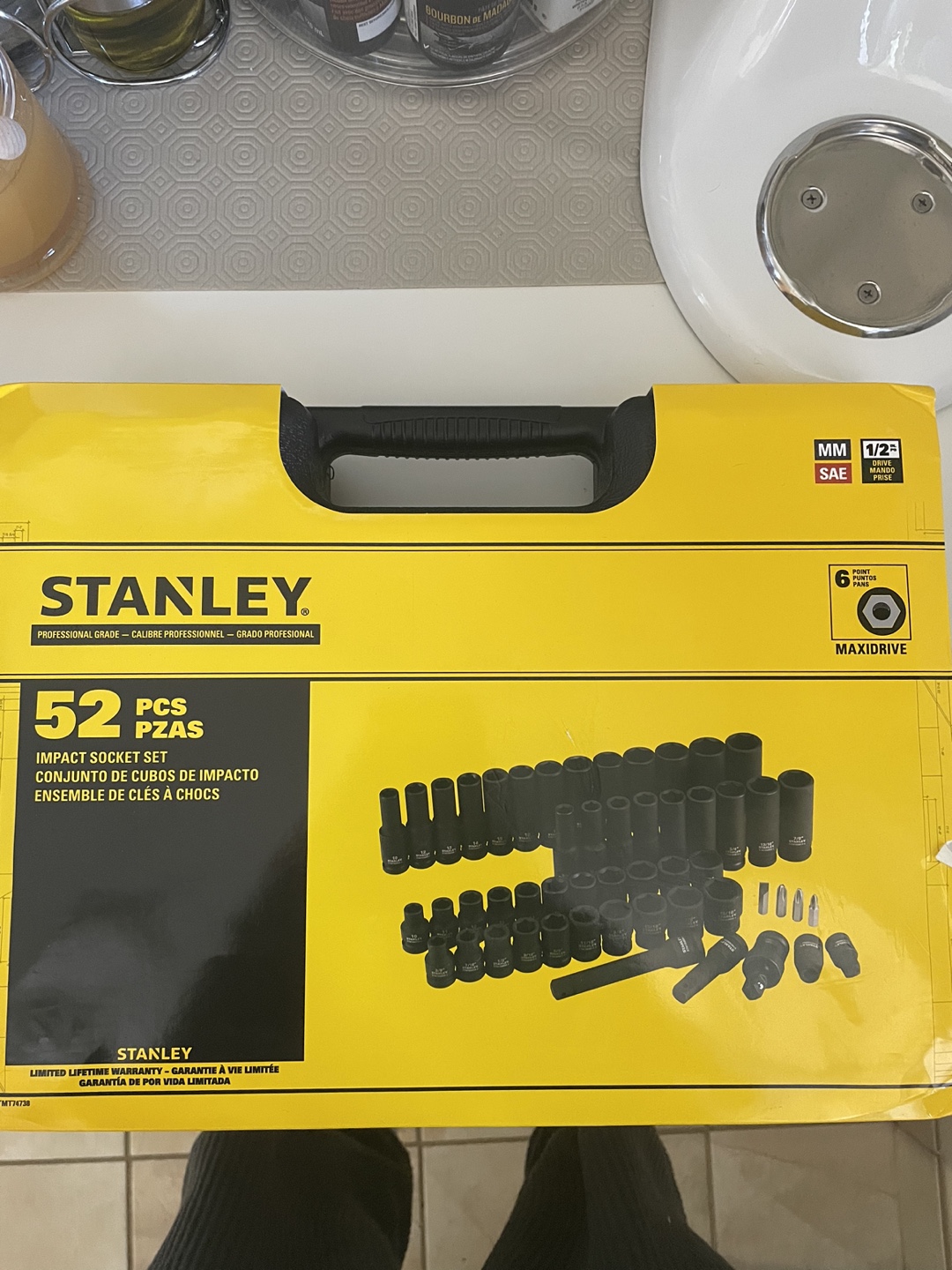 Stanley 52-Piece Impact Socket Set