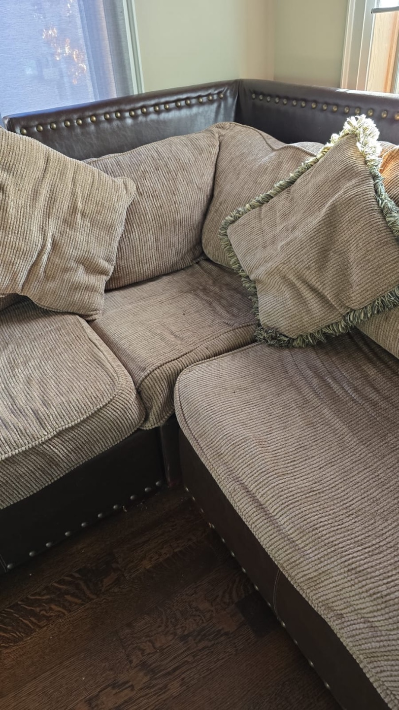 Brown Sectional Sofa - photo 5
