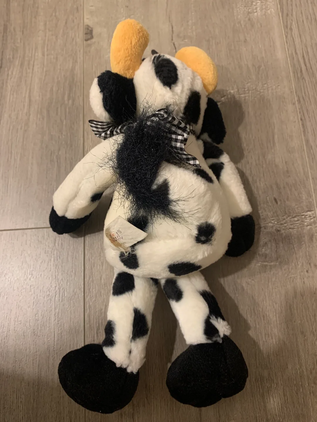 Black and White Cow Plush Toy image indicator(4)