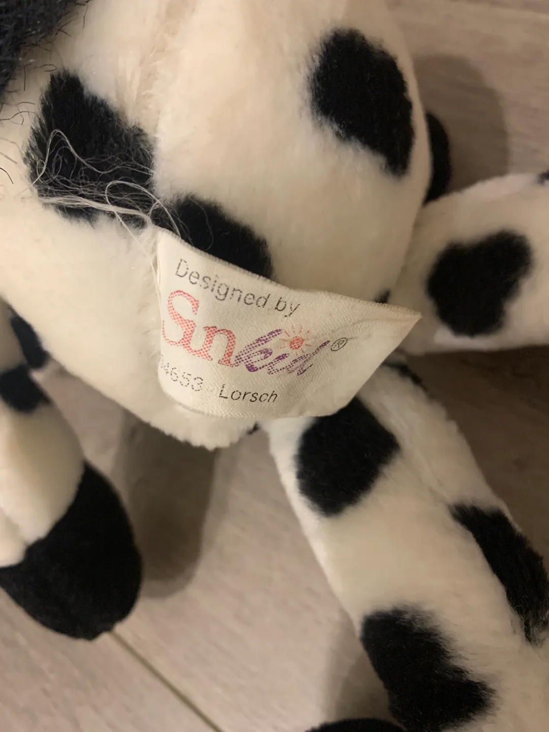 Black and White Cow Plush Toy image indicator(6)