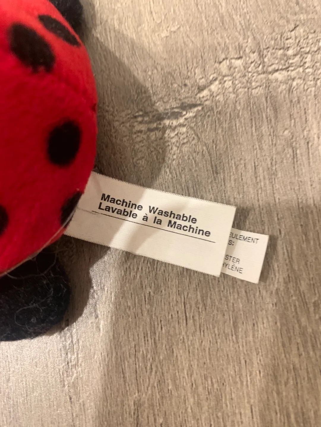 Small Red Ladybug Plush Beanie Toy image indicator(5)