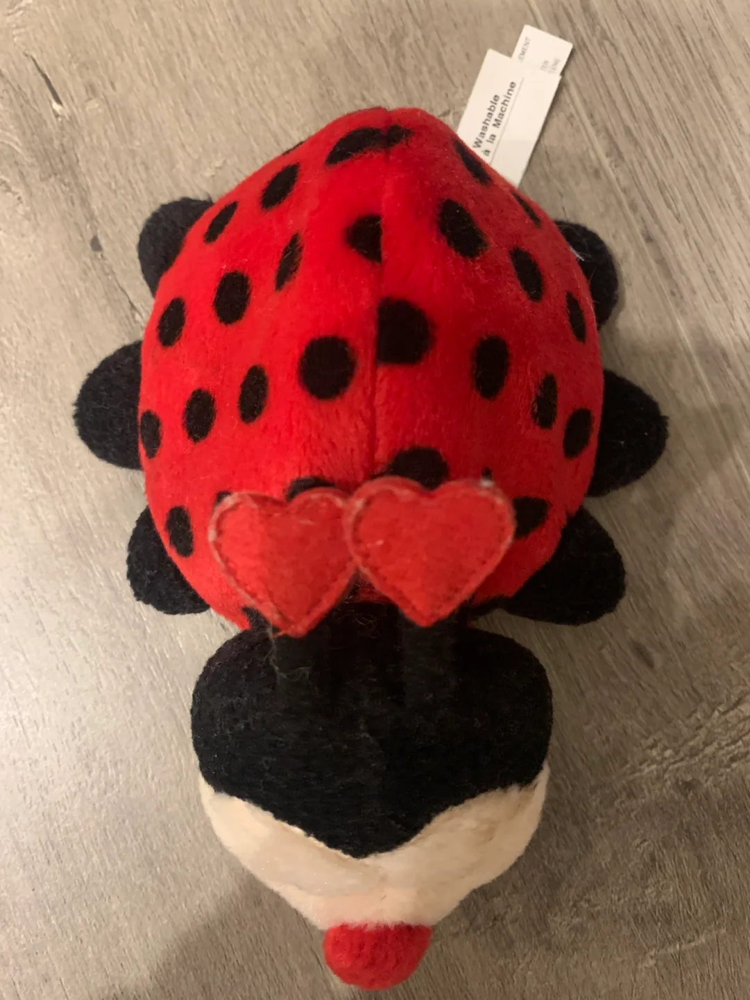 Small Red Ladybug Plush Beanie Toy image indicator(3)