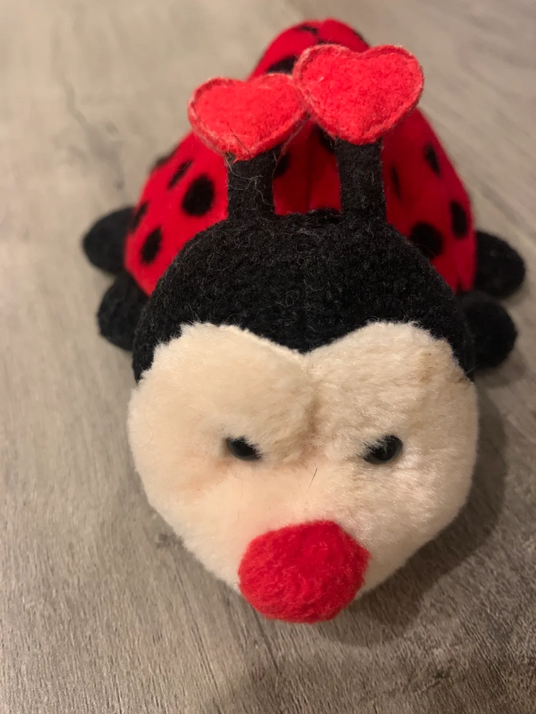 Small Red Ladybug Plush Beanie Toy image indicator(2)