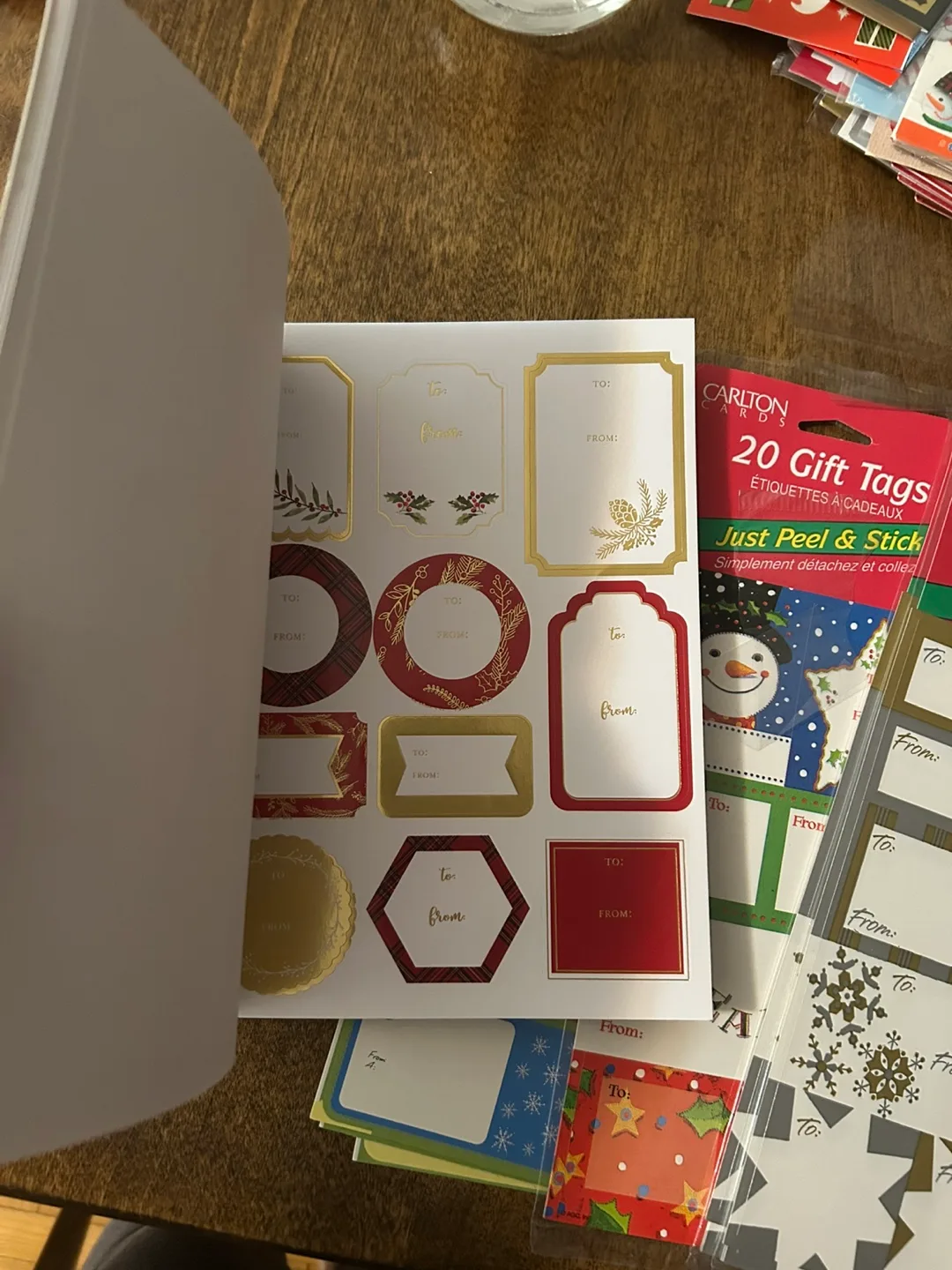 Christmas Gift Tags - Peel and Stick image indicator(3)