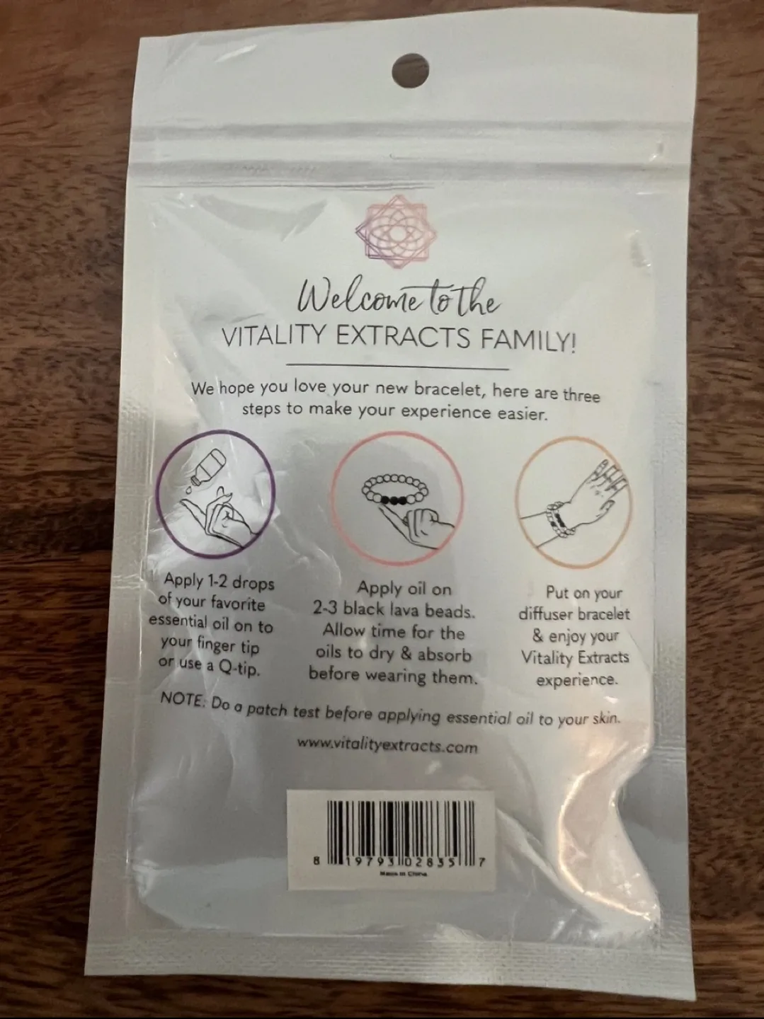 Vitality Extracts Lava Stone Bracelet image indicator(3)