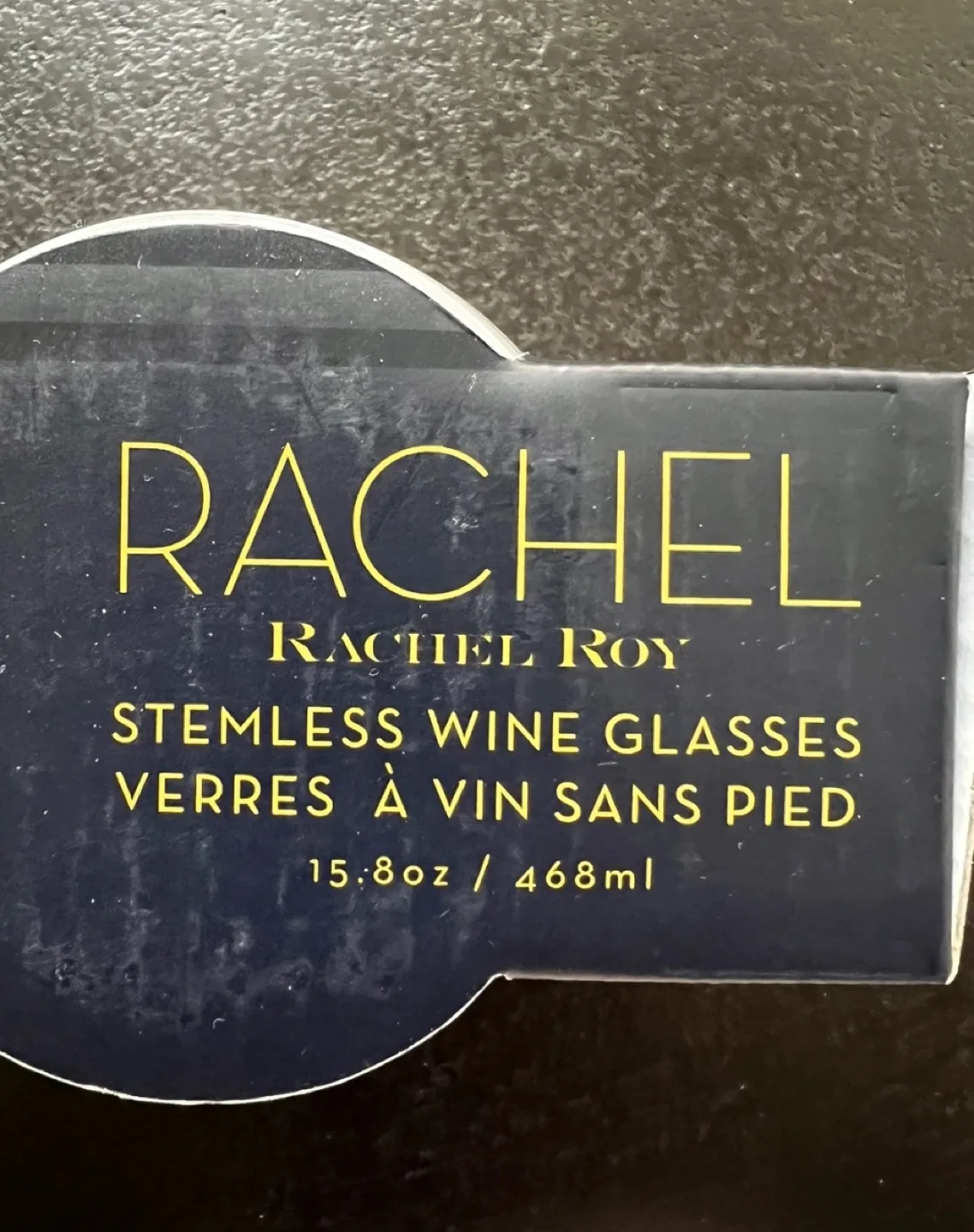 Rachel Roy Stemless Wine Glasses image indicator(3)