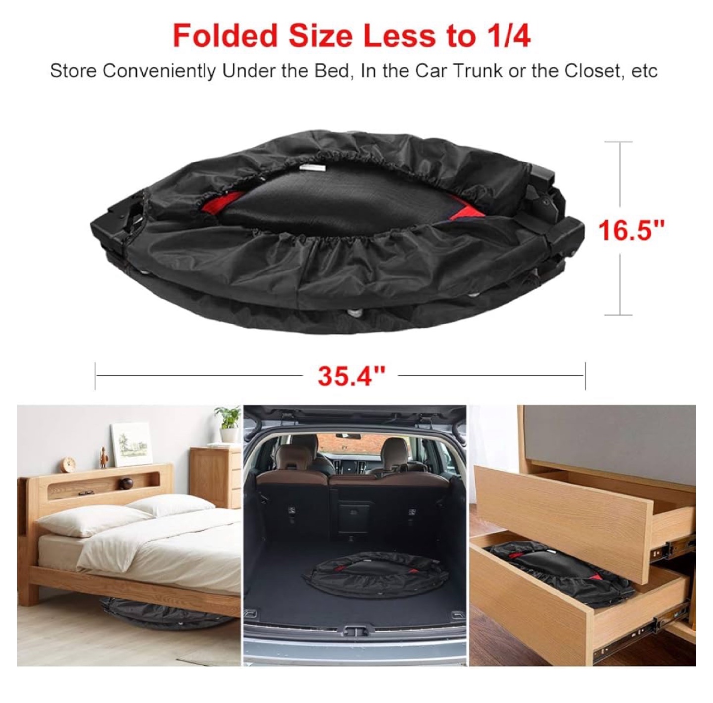 FirstE Mini Trampoline with Handrail - photo 4