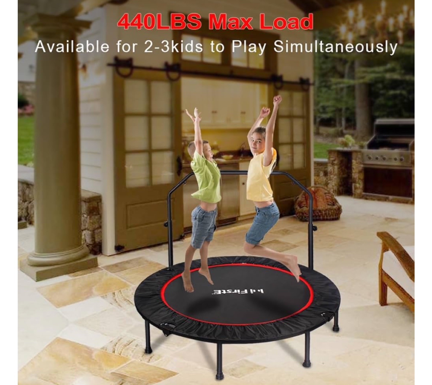 FirstE Mini Trampoline with Handrail - photo 5
