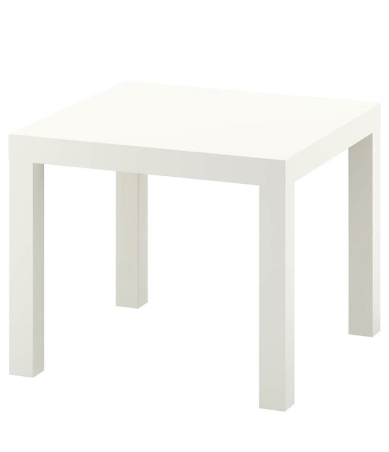 White bed side Table