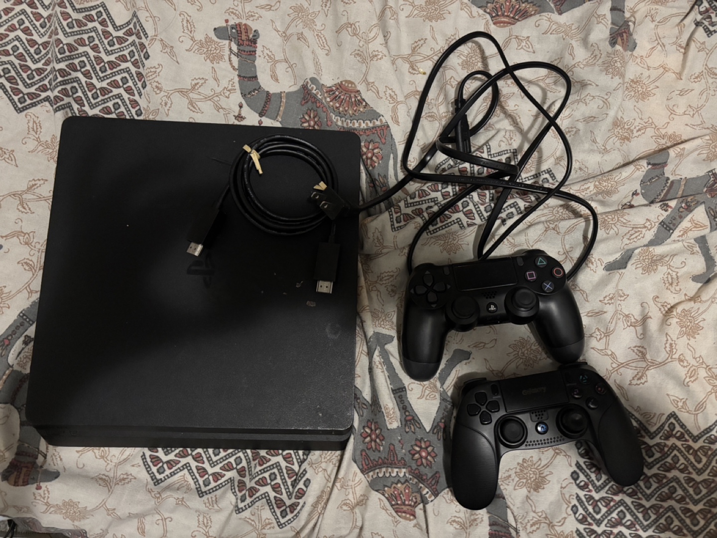 PS4 Slim Console with Two Controllers - photo 5