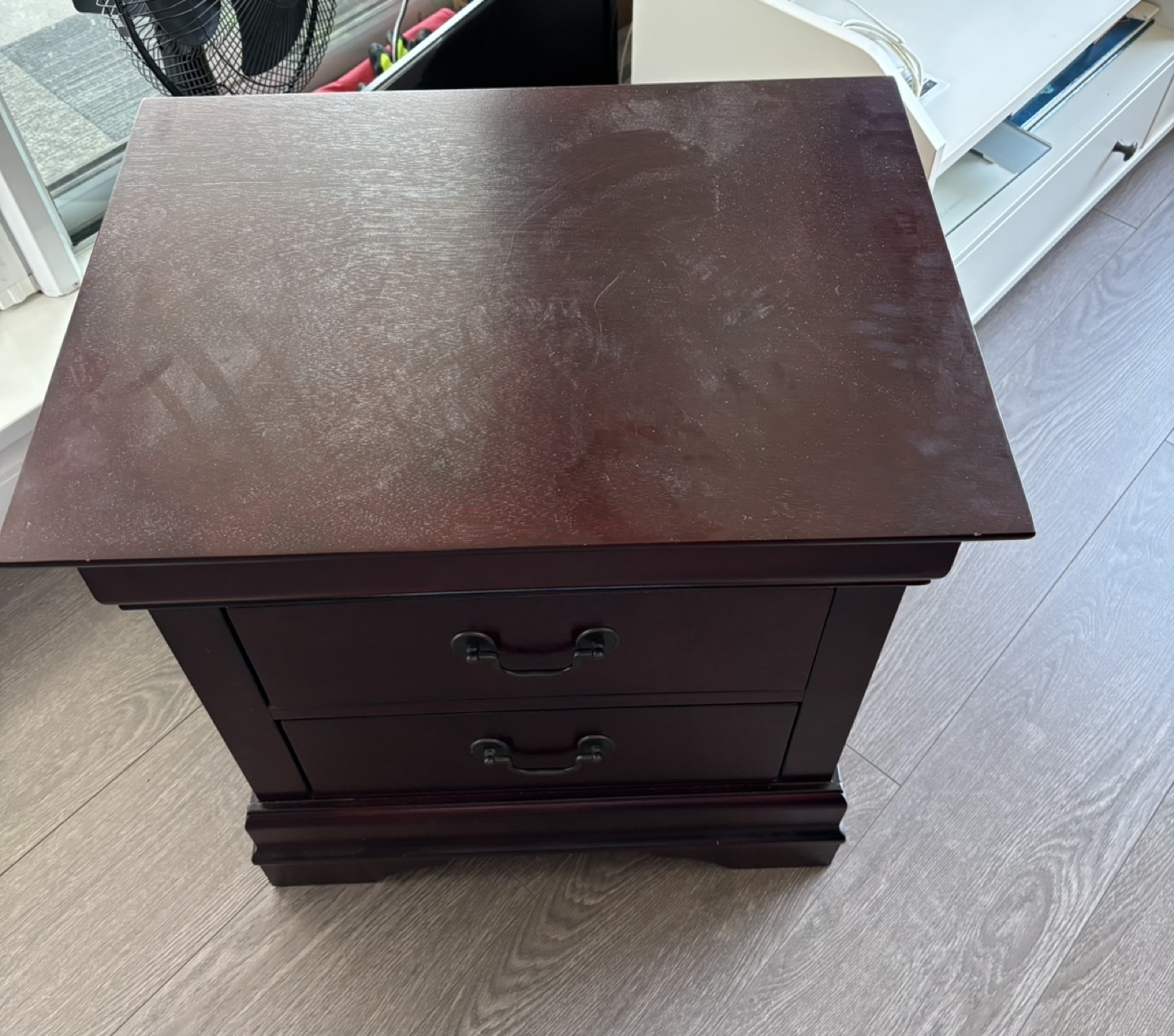Dark Wood Nightstand - photo 3