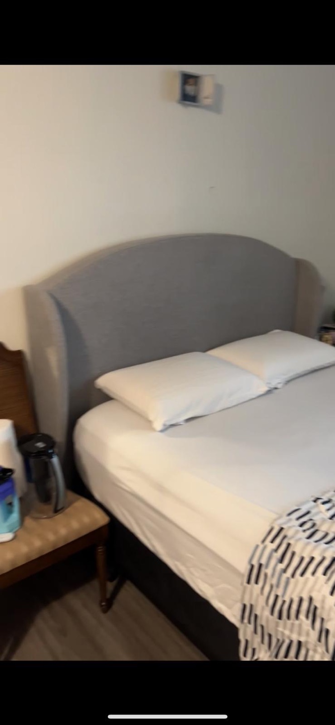 Queen-Sized Upholstered Bed Frame