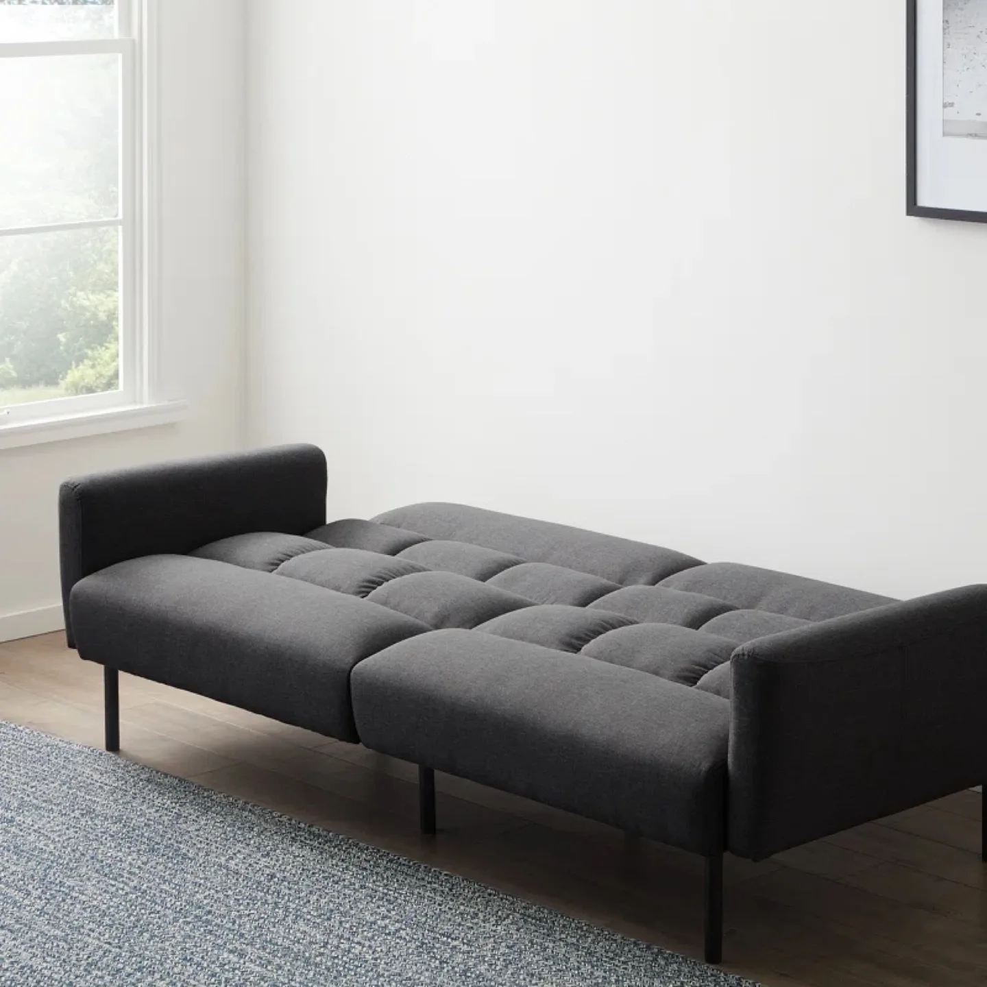 Grey Futon Sofa Bed image indicator(2)