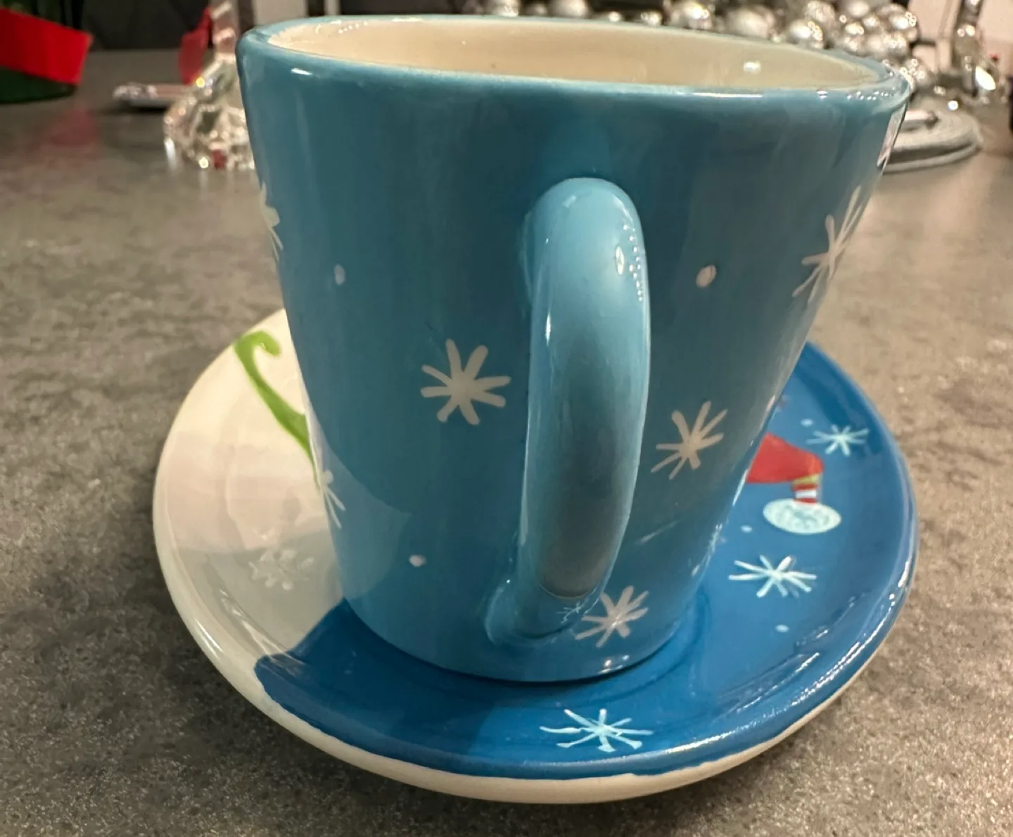 Xmas Cookies&Milk for Santa Snowman Mug and Plate Set image indicator(5)