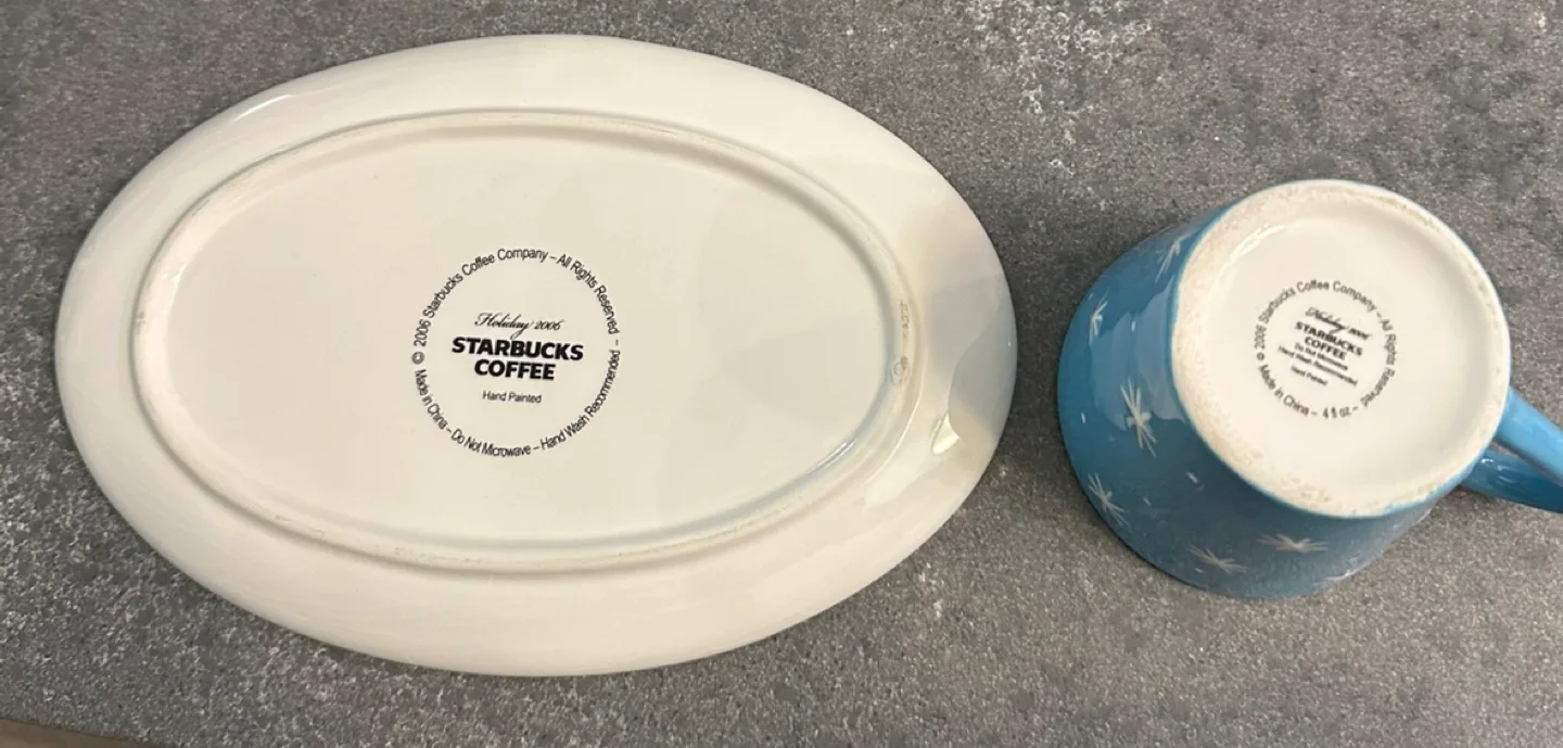 Xmas Cookies&Milk for Santa Snowman Mug and Plate Set image indicator(7)