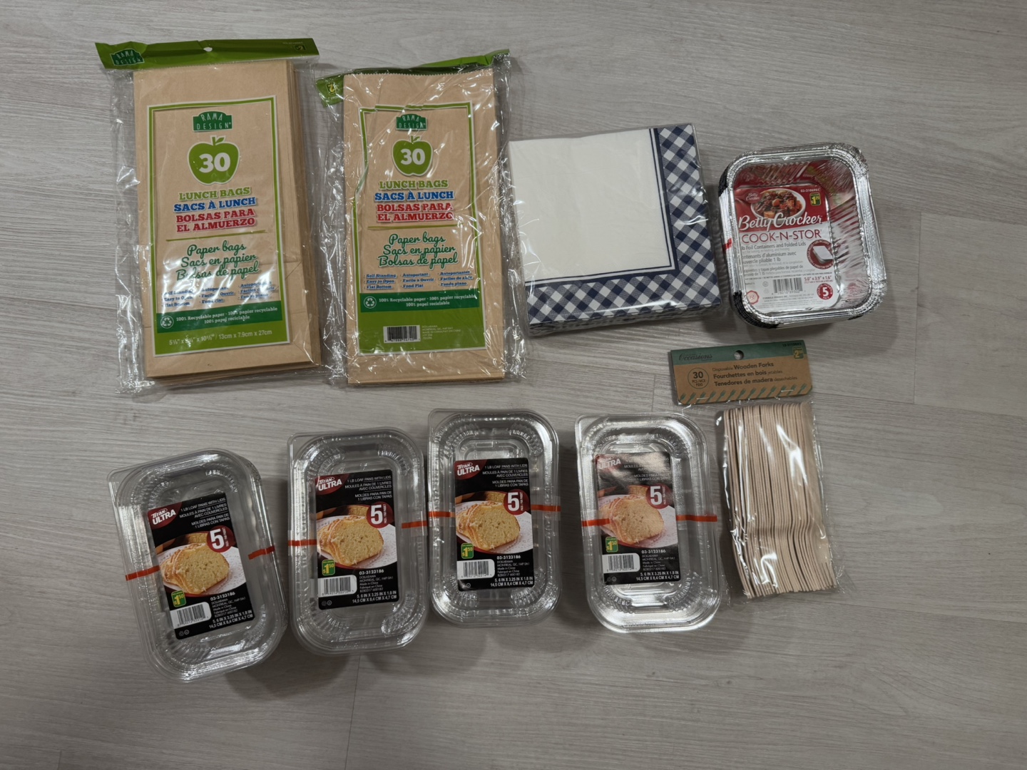 Bulk Pack of Lunch Supplies