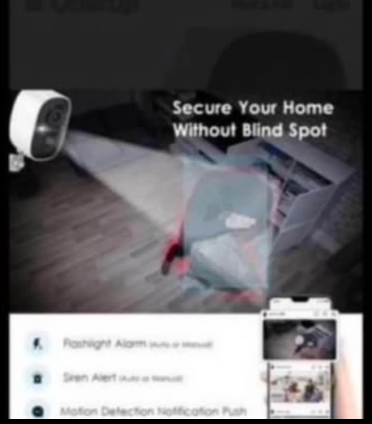 Wireless battery Security Camera image indicator(3)