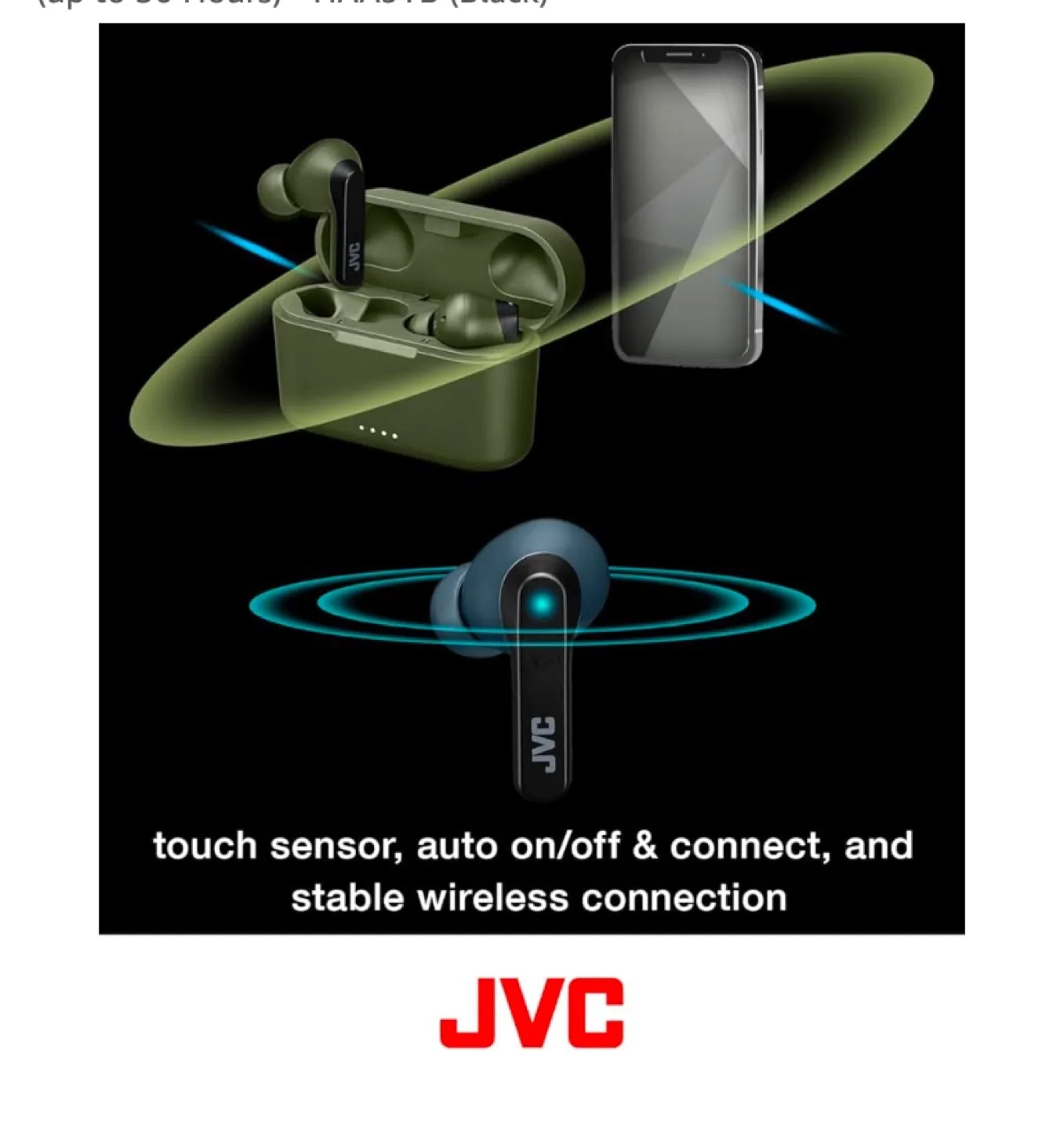 JVC RIPTIDZ True Wireless Headphones with Touch Sensor image indicator(4)