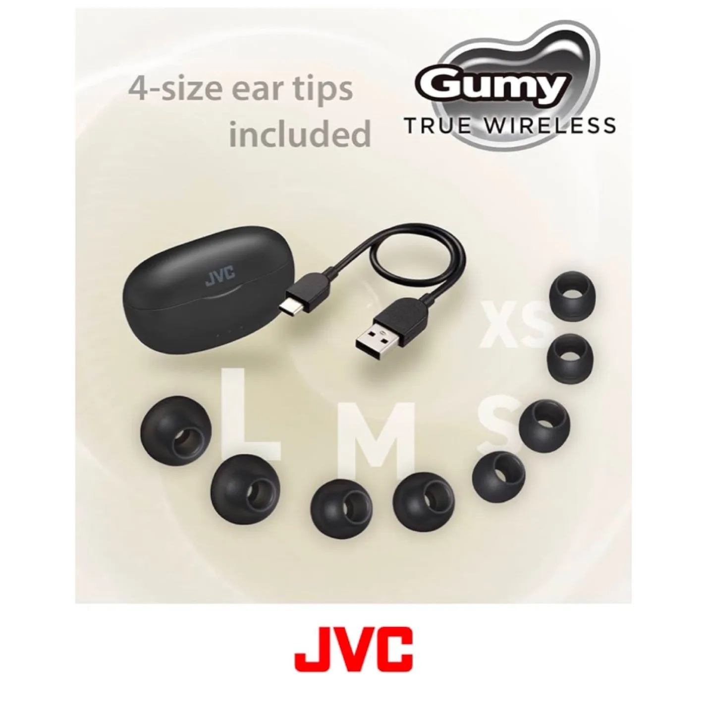 NIB JVC New Gumy True Wireless Earbuds Headphones image indicator(6)