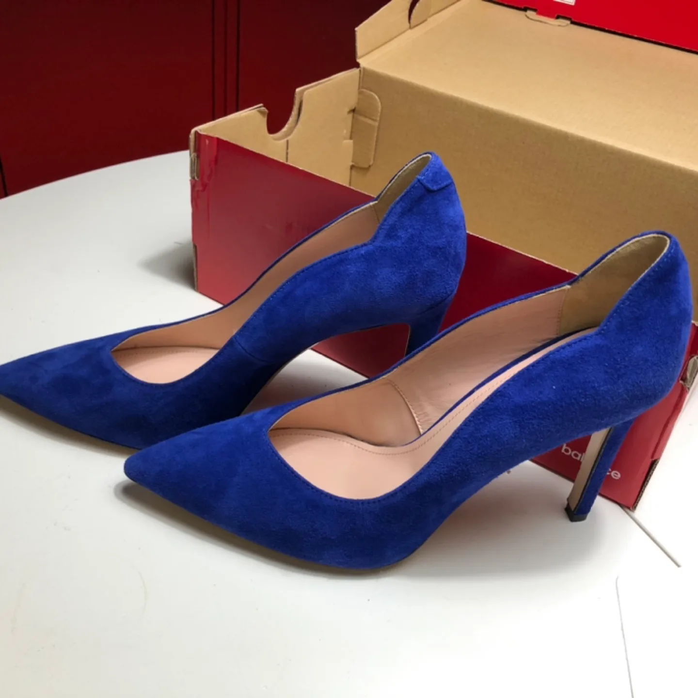 Napoleoni Suede High Heel Pumps size 39 image indicator(2)