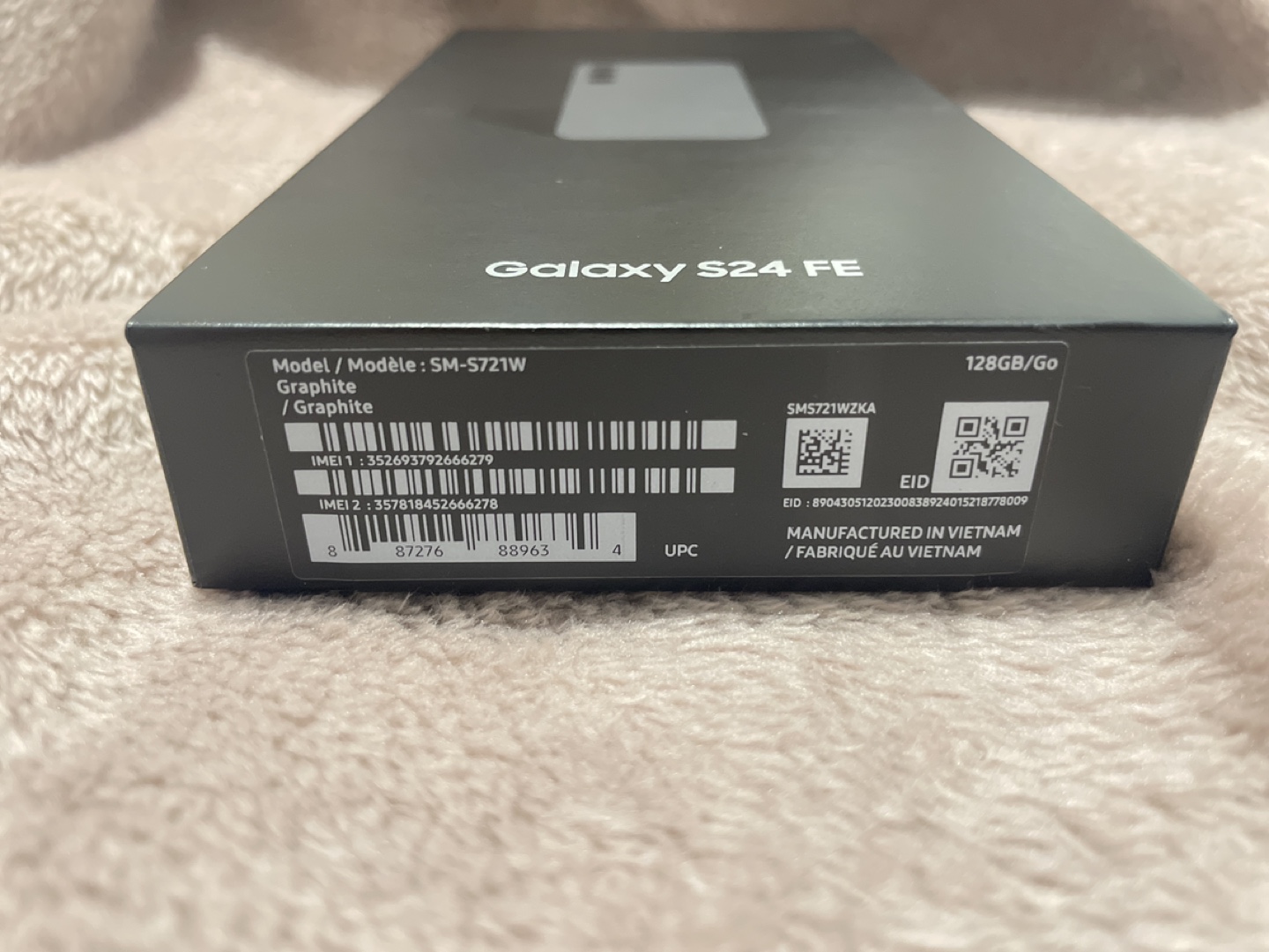 new! Samsung Galaxy S24 FE 128GB Graphite - photo 3