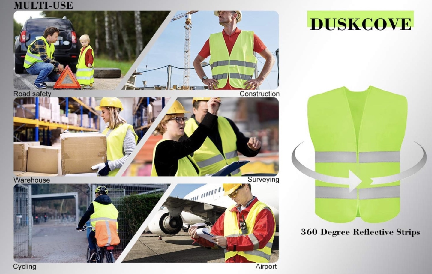 9 High Visibility Safety Vests #freecycle - photo 2
