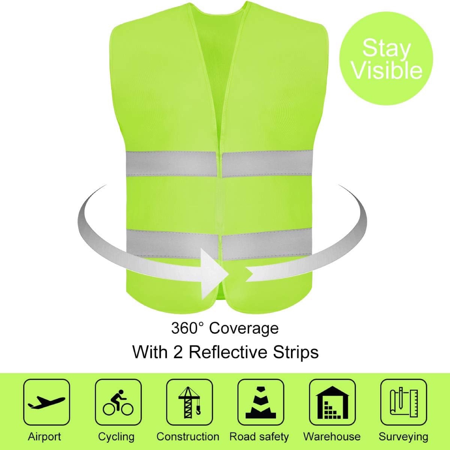 9 High Visibility Safety Vests #freecycle