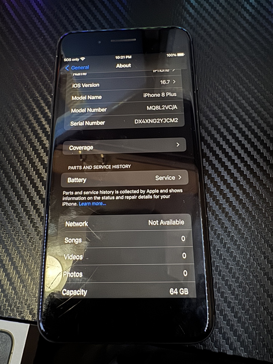 iPhone 8 Plus - Black - 64 GB (READ DESCRIPTION) - photo 2