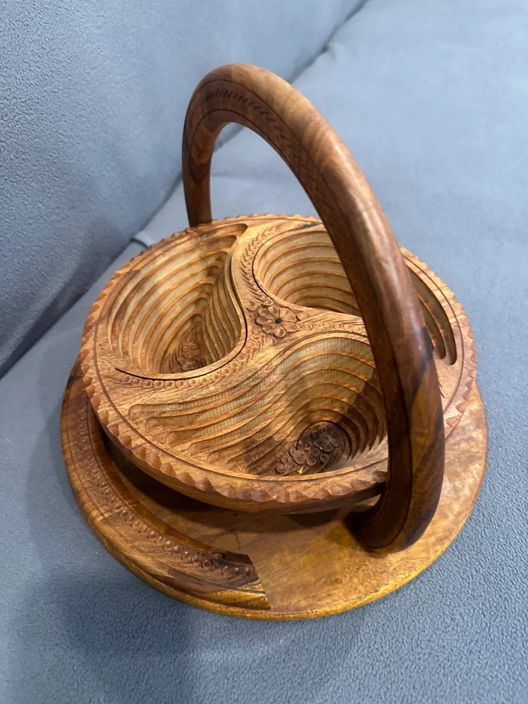 Wooden Serving Basket thumbnail