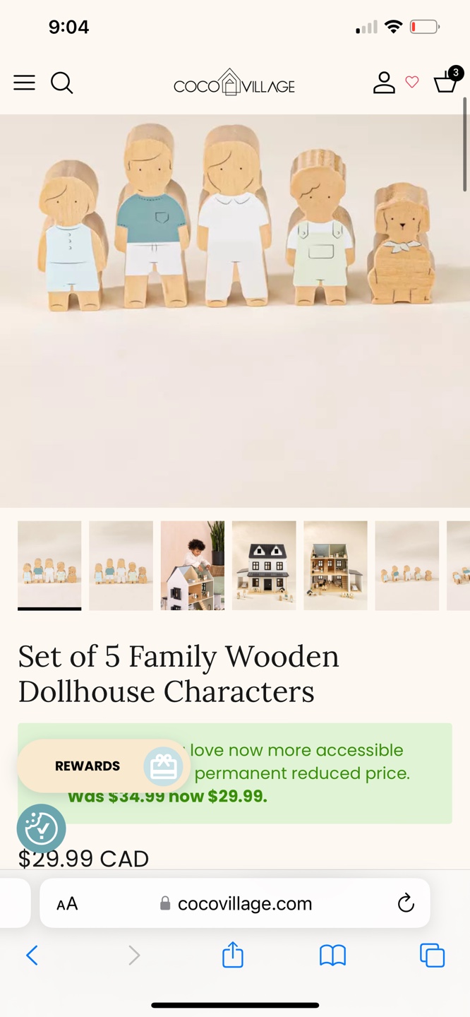 Coco Village Wooden Dollhouse Characters - photo 2