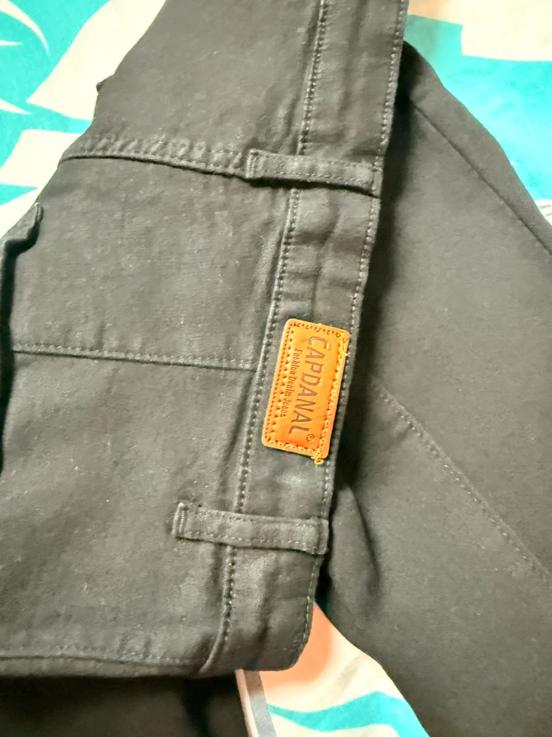 Black Bell Bottom Jeans image indicator(2)