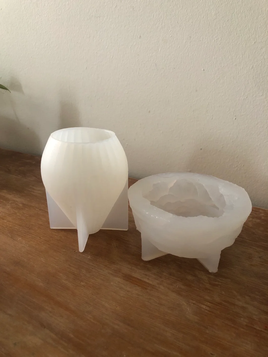 2x Silicone Rose Flower and Geometric Mold #freecycle image indicator(2)