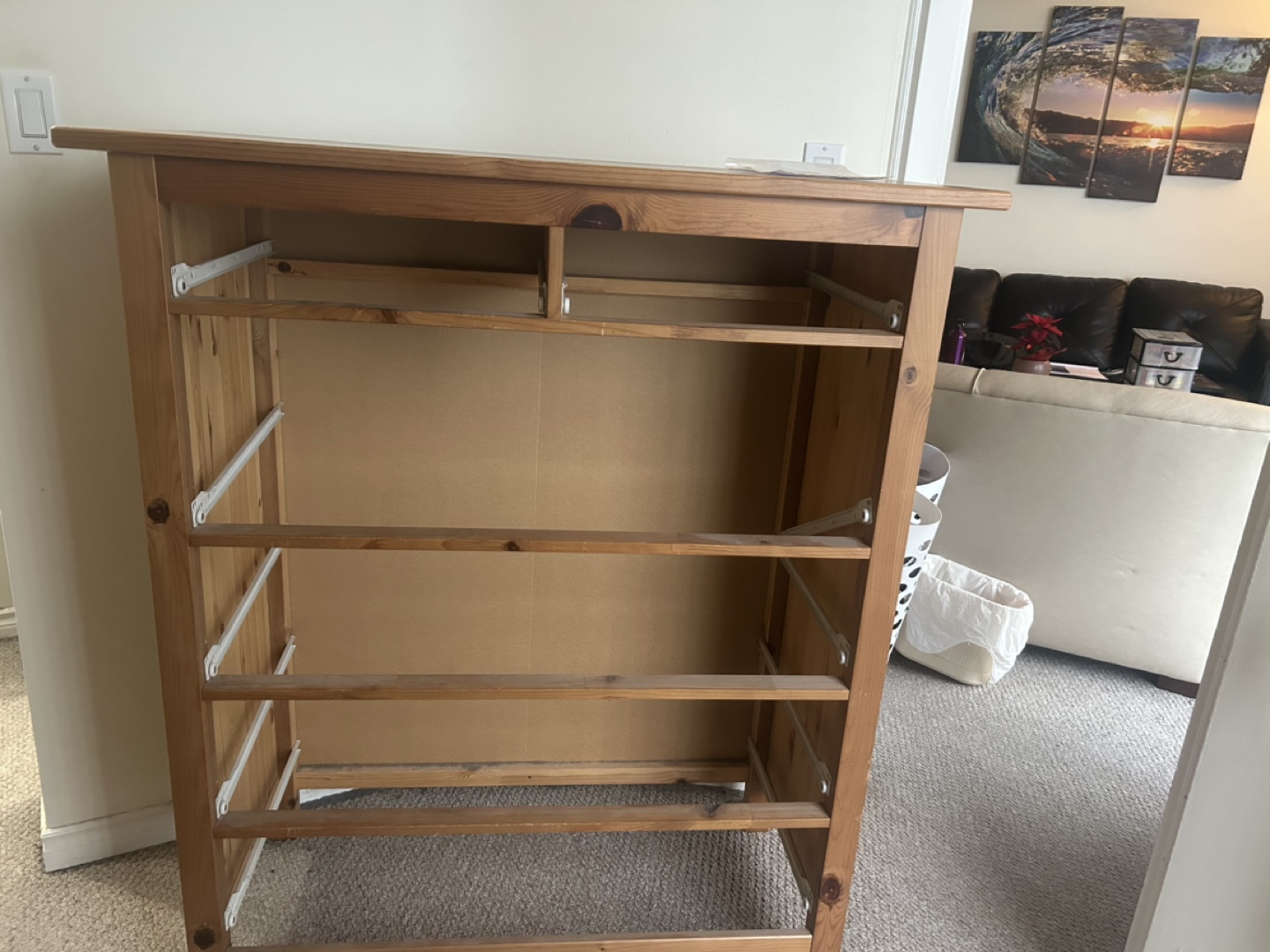 IKEA MALM 6 Drawer Dresser - photo 3