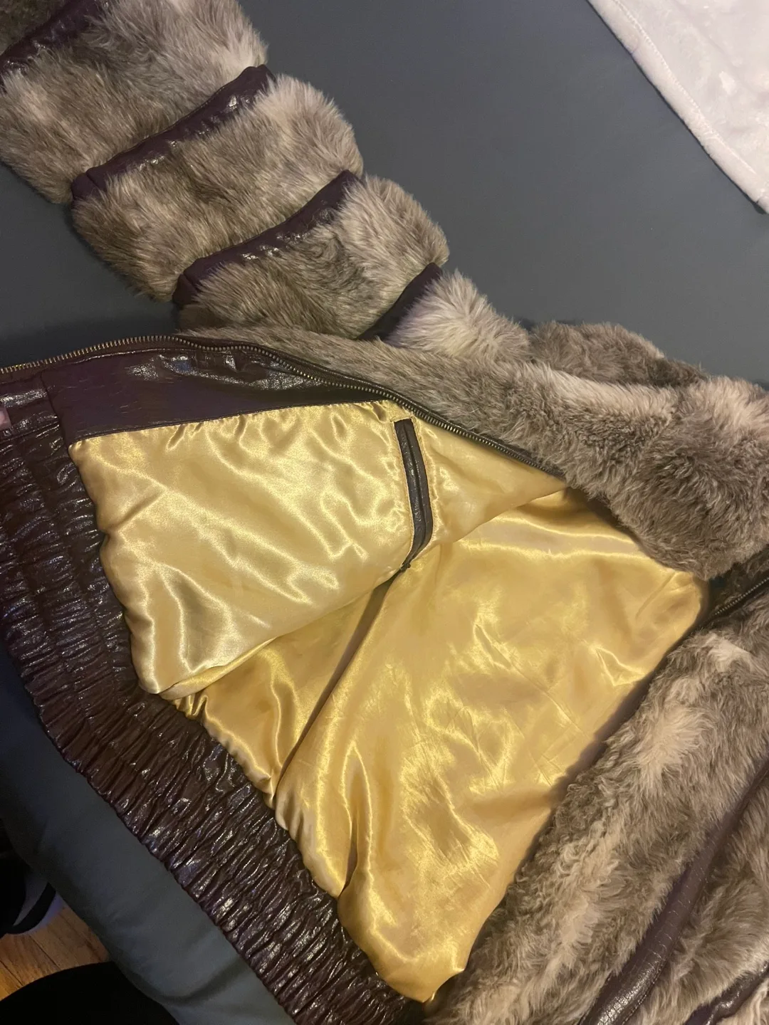 Vintage Baby Phat Faux Fur Jacket image indicator(4)