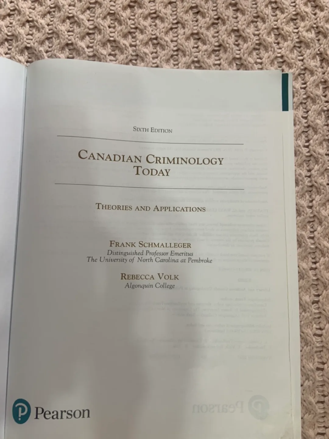 Canadian Criminology Today Sixth Edition Textbook image indicator(2)