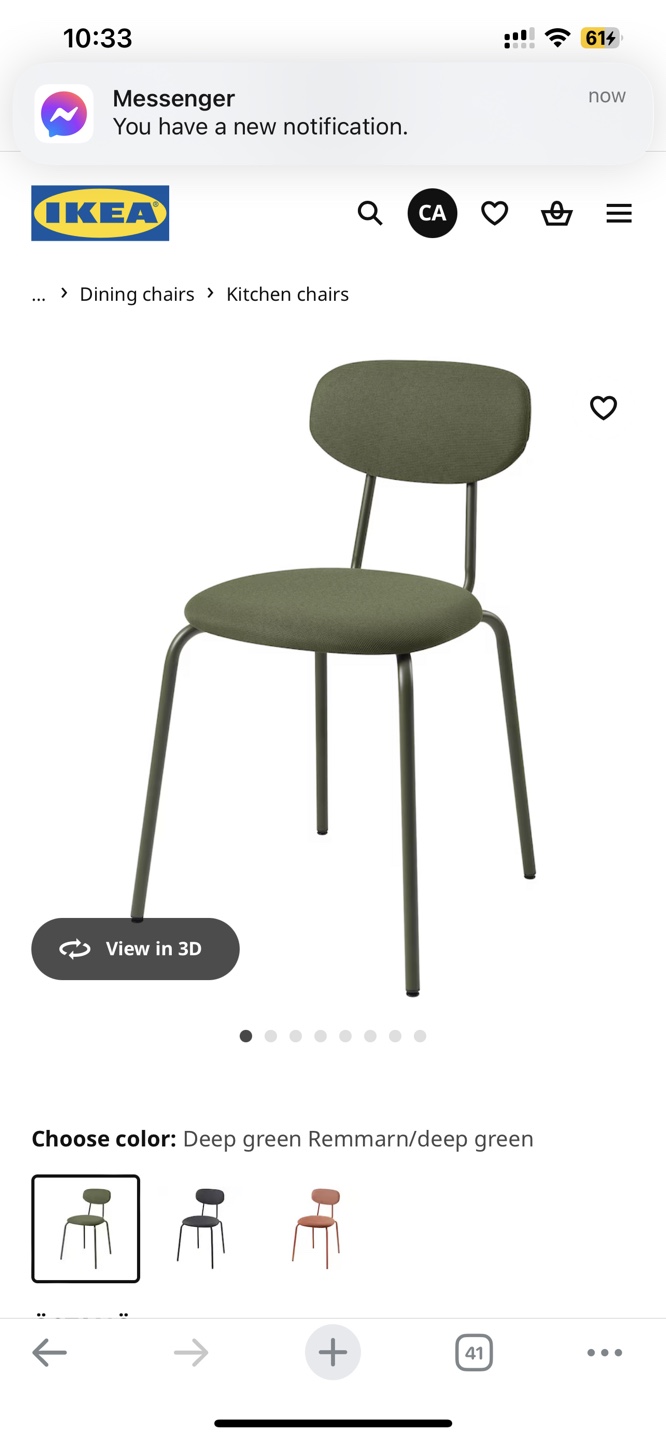 Set of 4 IKEA Chairs OSTANO - photo 3