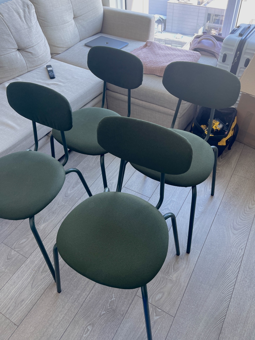 Set of 4 IKEA Chairs OSTANO