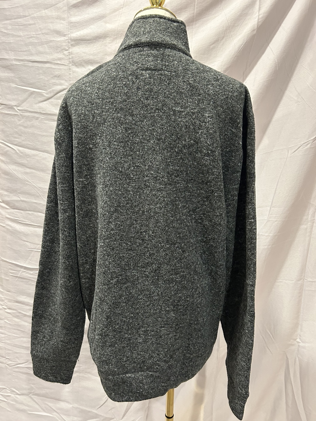 Roots Canada Men's Grey 1/4 Zip Sweater - photo 2