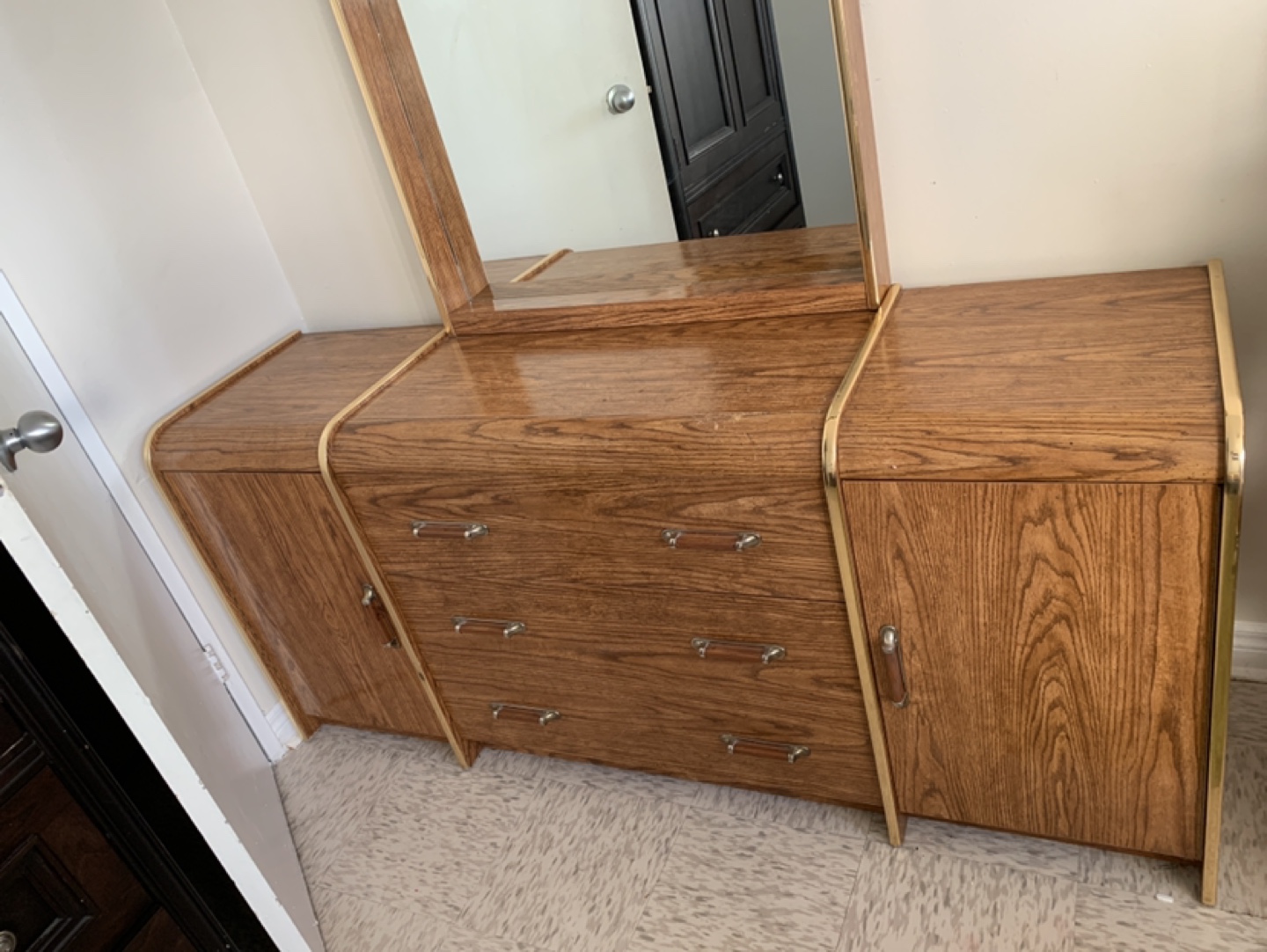 Vintage Vanity with Mirror - photo 2