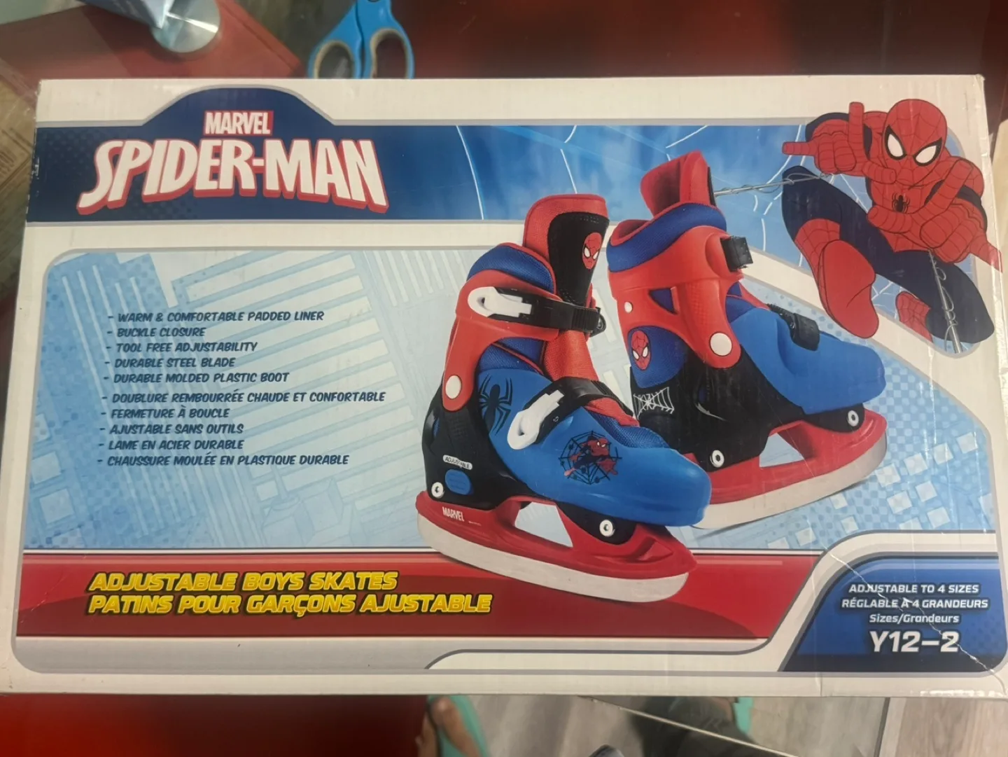 Marvel Spider-Man Adjustable Boys' Skates thumbnail