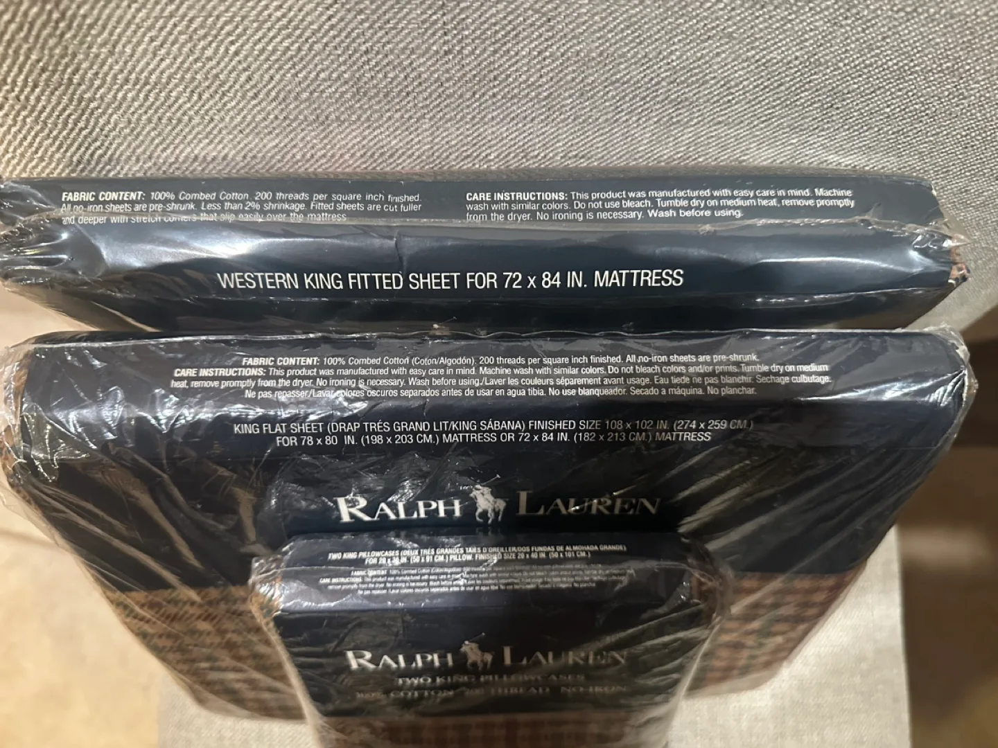 Ralph Lauren California King Size Sheet Set image indicator(2)