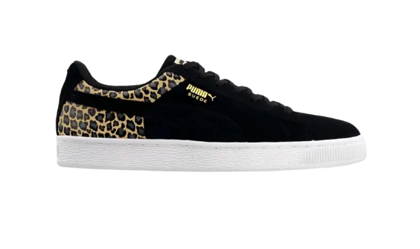 PUMA Women’s  Suede 'Wild Quarter - Leopard' size 7.5