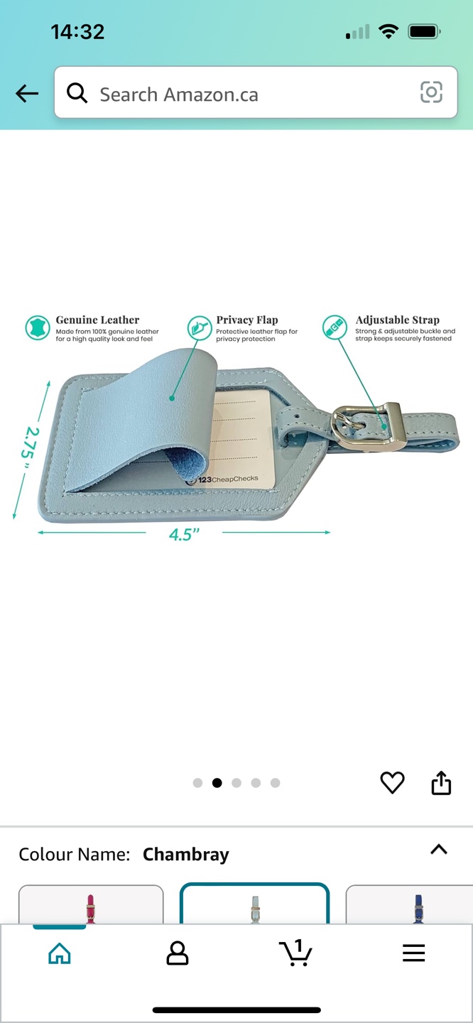 Parfois Luggage Tag