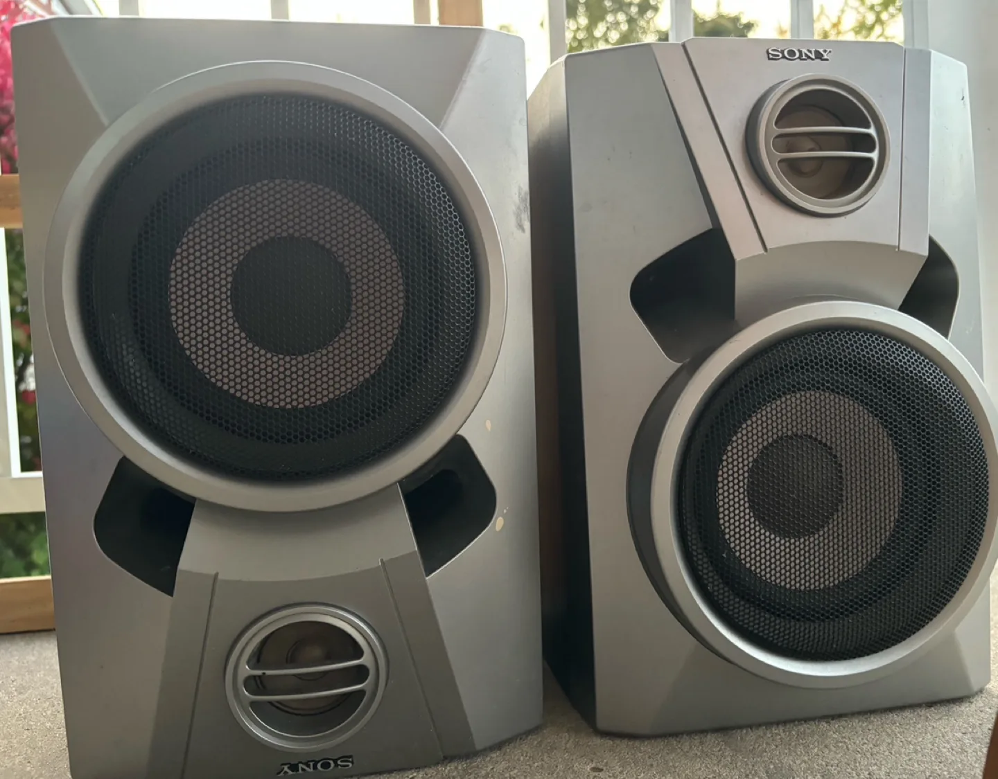 Sony Speaker Set #freecycle thumbnail