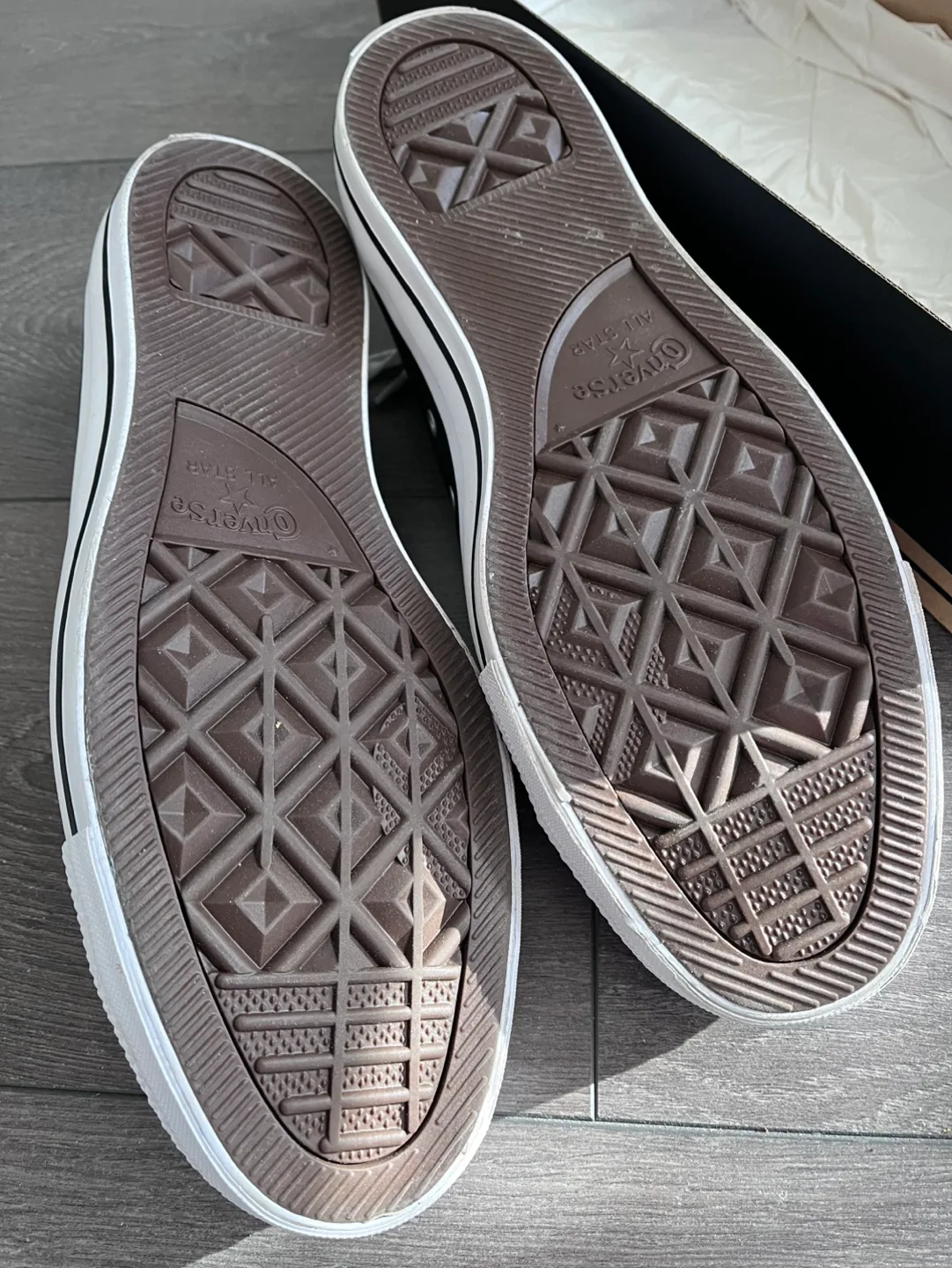 Converse Leather Black Low Top Sneakers Size 11 image indicator(3)